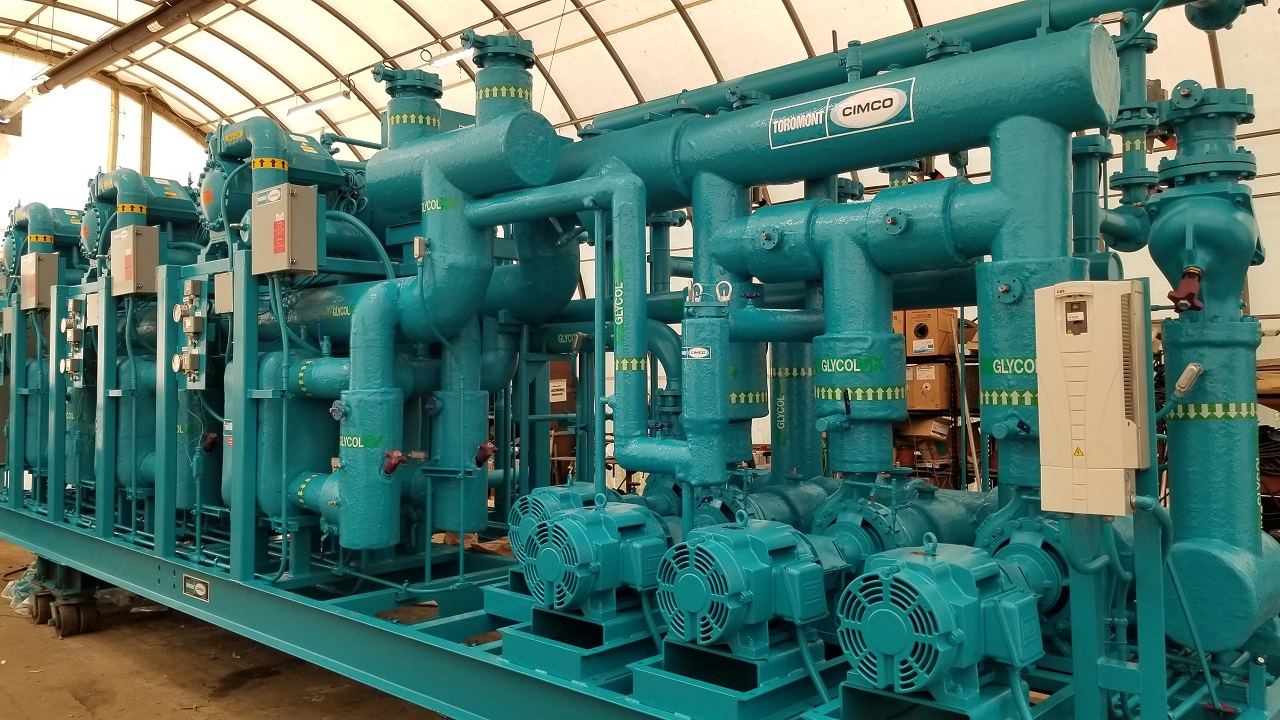 Ammonia chiller Package with Fiberane Insulation System